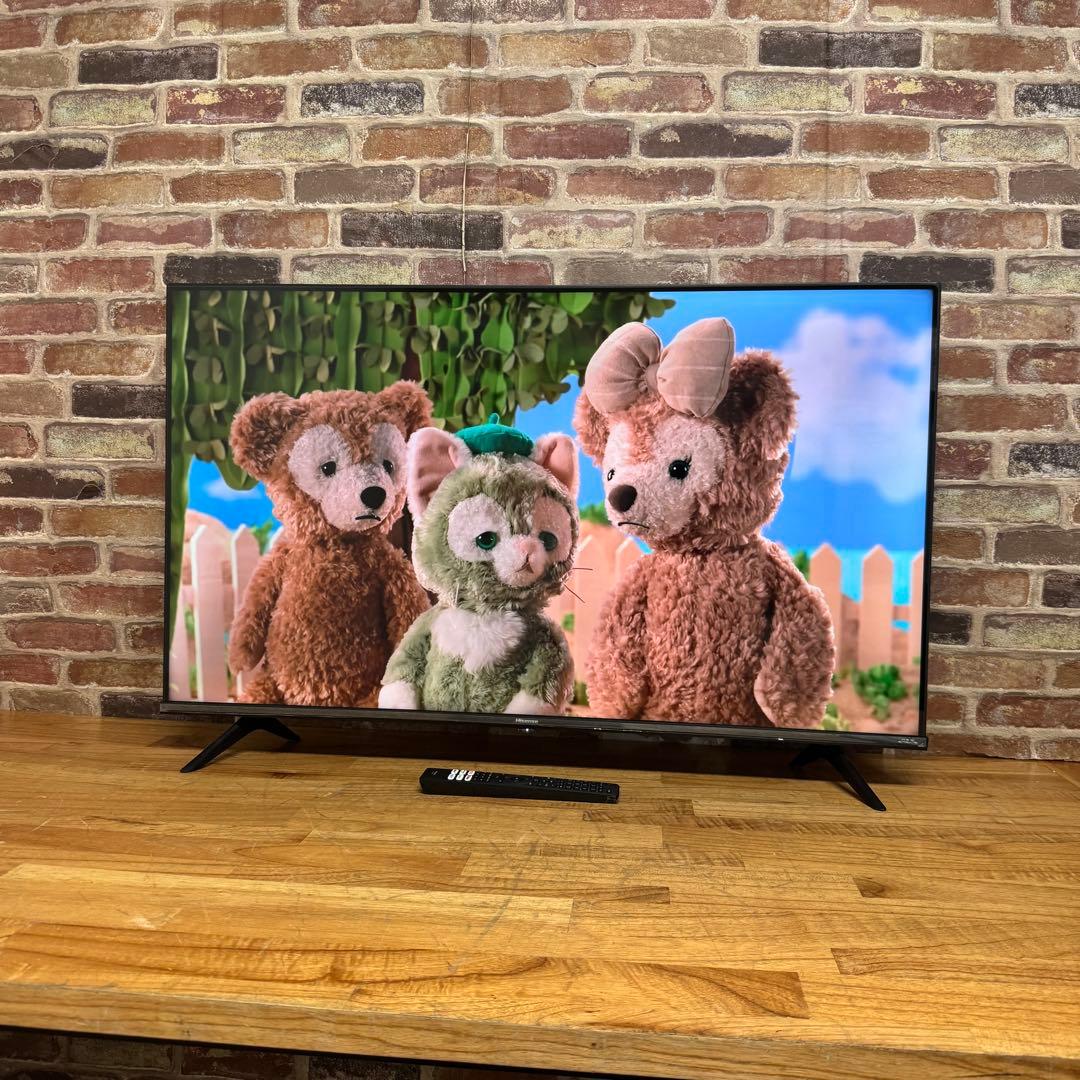 ハイセンス 43V型 4K 液晶テレビ 43E65G 動画アプリ搭載 23年製