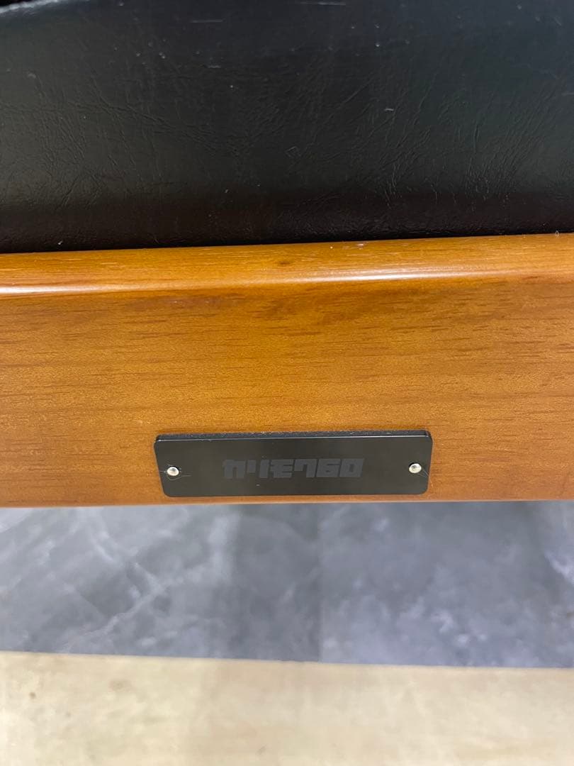 カリモク60 Ｋチェア ２シーター ブラック