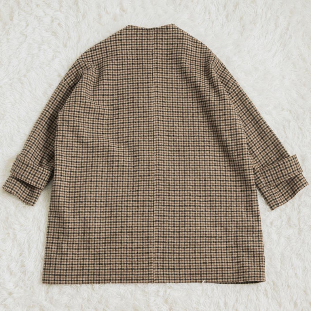 美品 トラディショナルウェザーウェア 24AW マールトン ノーカラー コート