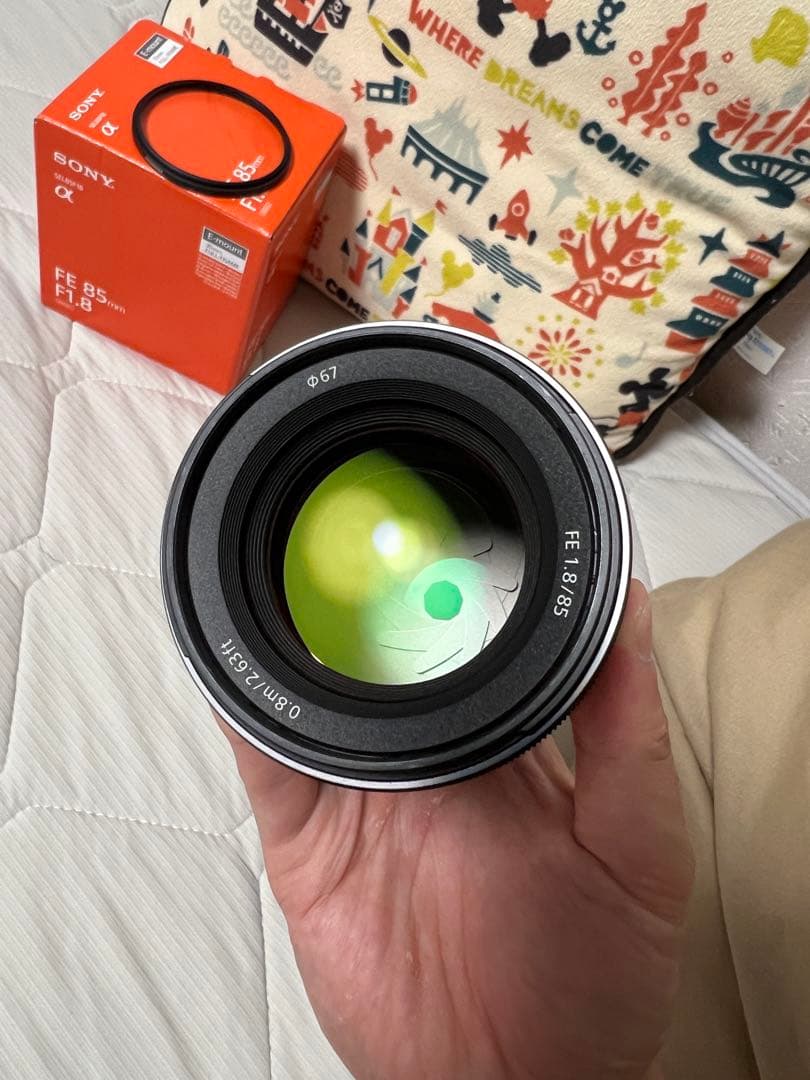 SONY FE 85mm F1.8 美品 保護フィルター付き