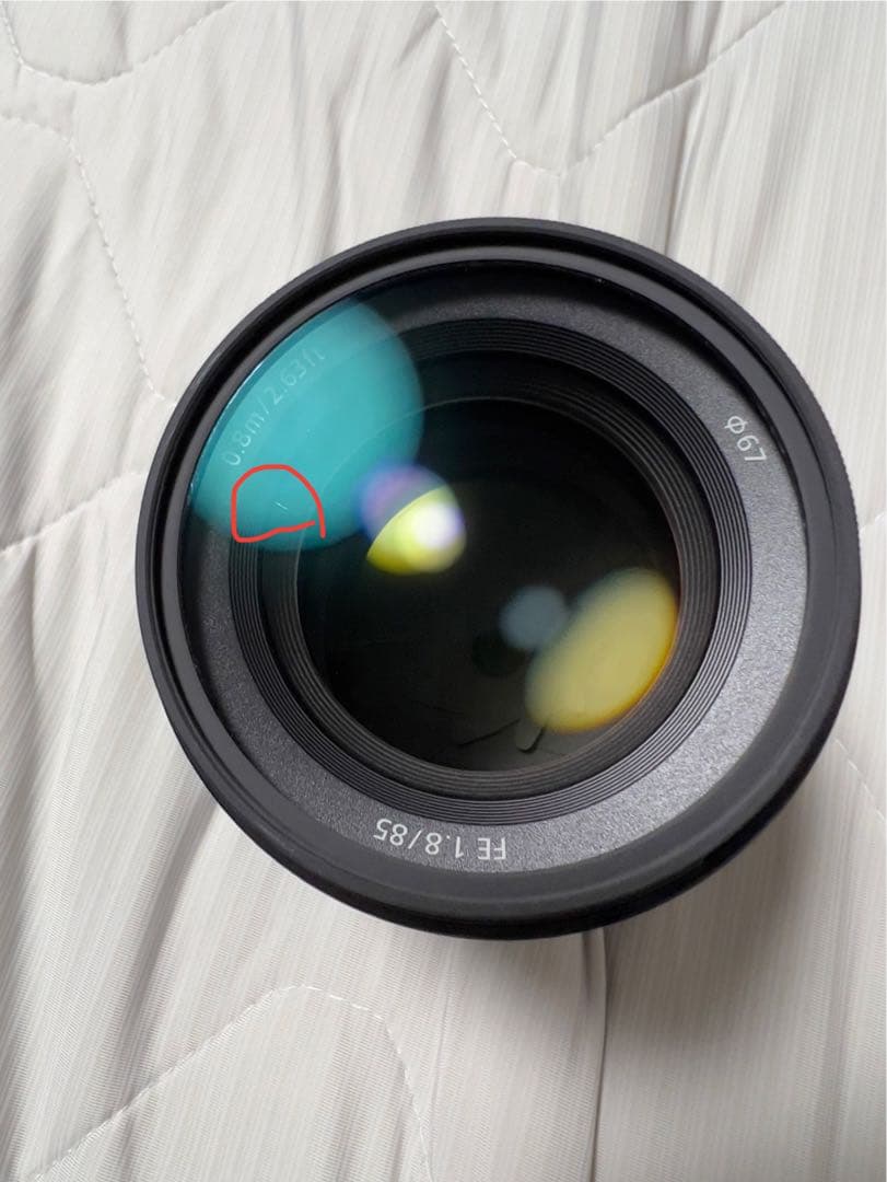 SONY FE 85mm F1.8 美品 保護フィルター付き