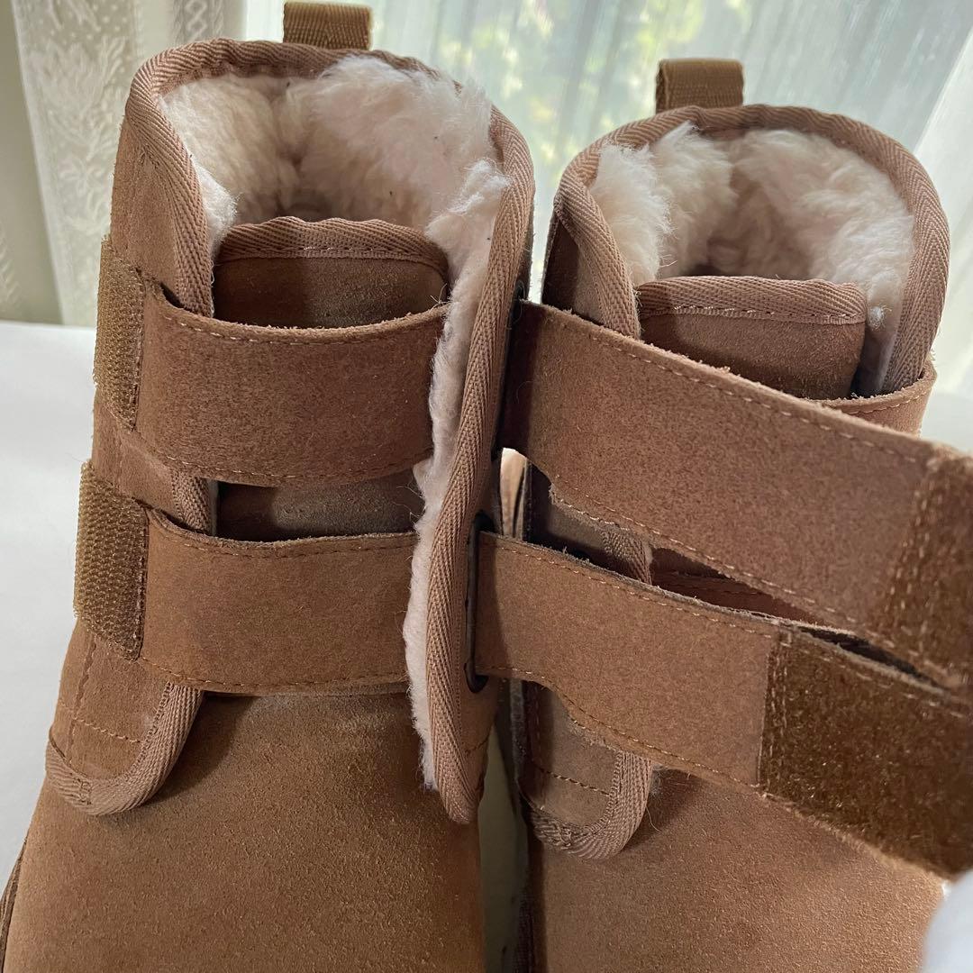美品 UGG アグ　厚底ブーツ　アグ ニューメル プラットフォーム 8サイズ