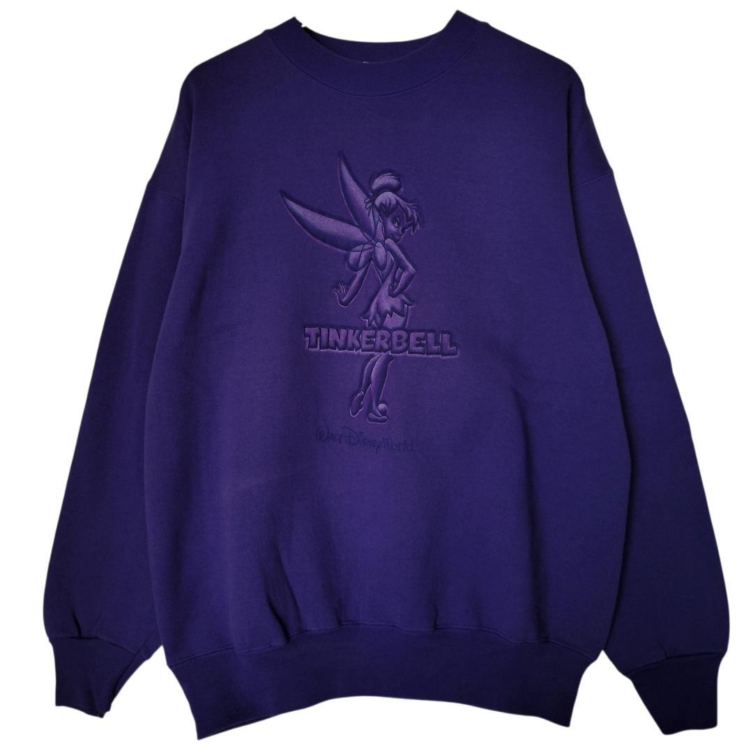Disney ティンカーベル 刺繍スウェットシャツ