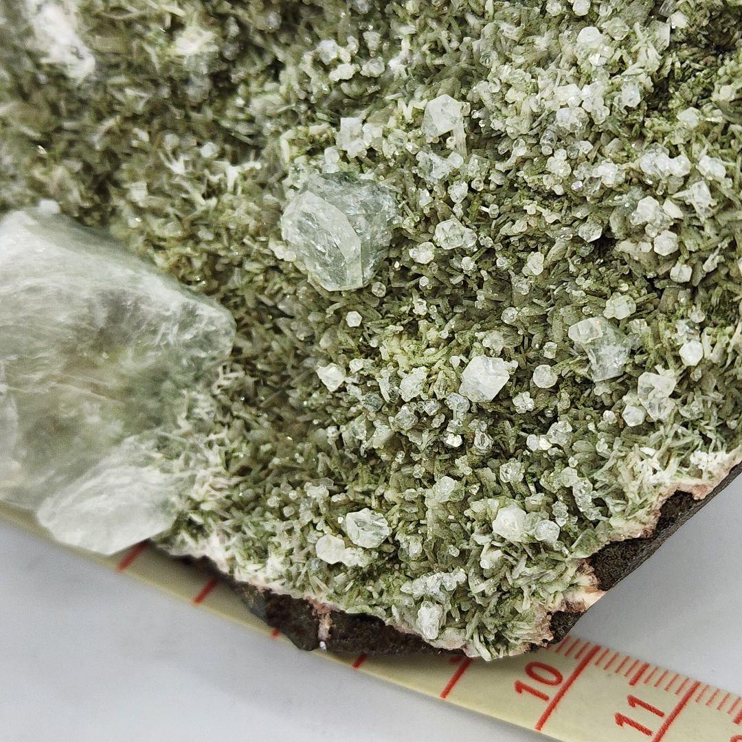 希少 アポフィライト×パイロモルファイト 共生原石 癒しと変容のエネルギー石