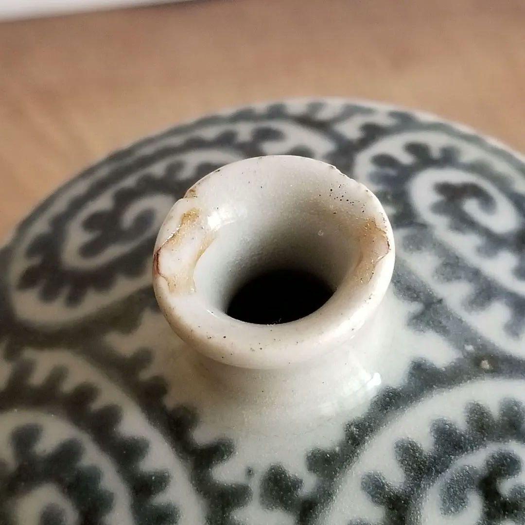 古伊万里 蝋燭徳利 ろうそく 徳利 江戸時代 くらわんか 蛸唐草 酒器