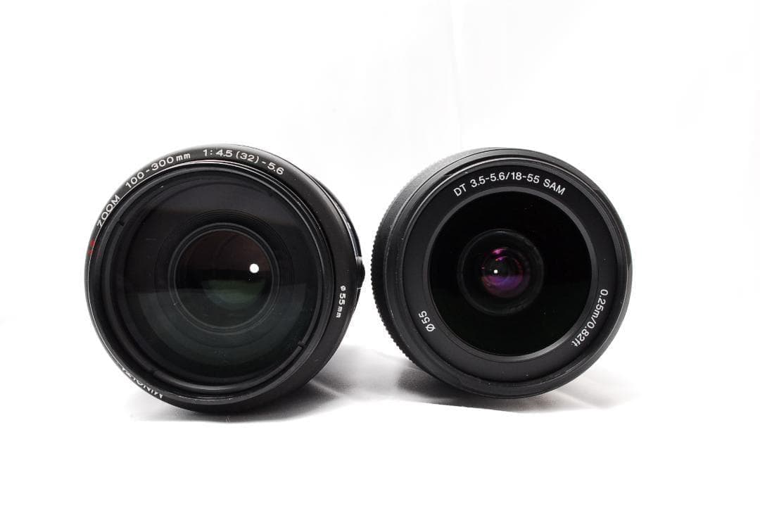 SONY α65✨ダブルレンズ✨超望遠✨超高画質✨スマホ転送✨バッグ付