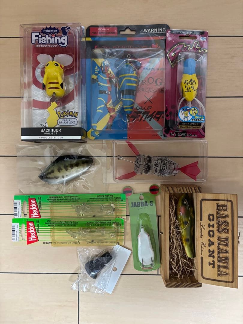 バス釣り引退品　ルアー、リールなど