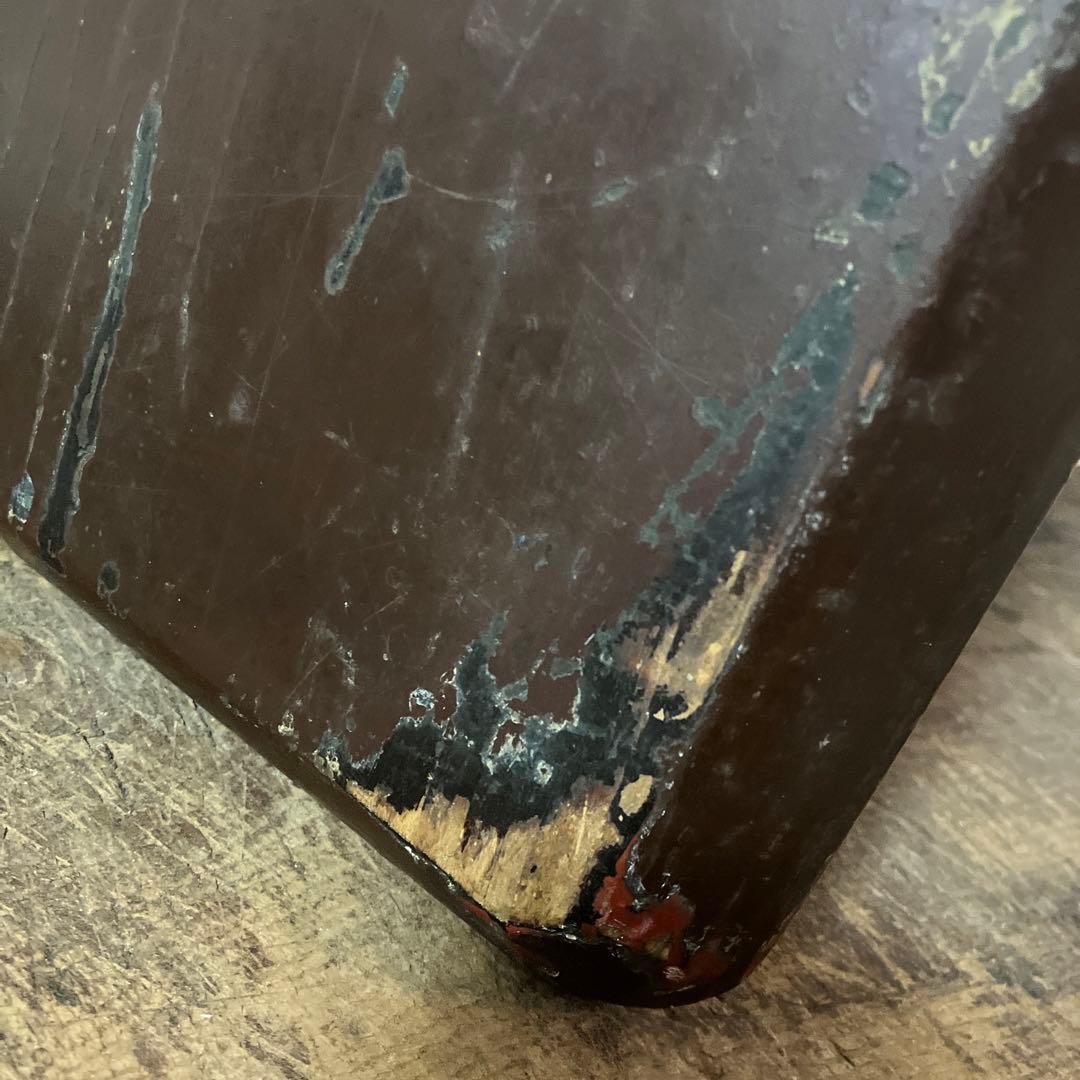 古民芸　盆　朱塗　〜明治時代頃　根来　矢部盆　讃岐盆　根来盆　骨董品.酒器盆.