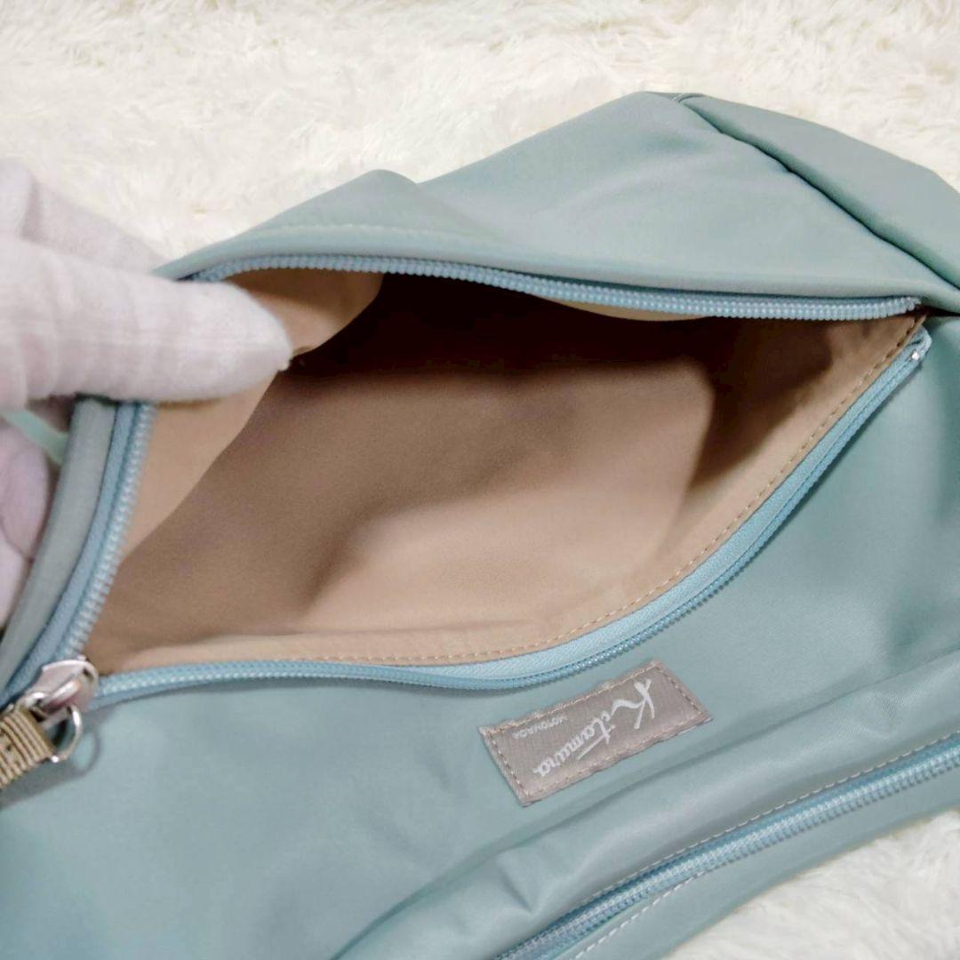 未使用✨ キタムラ ナイロンショルダーバッグ ブルー