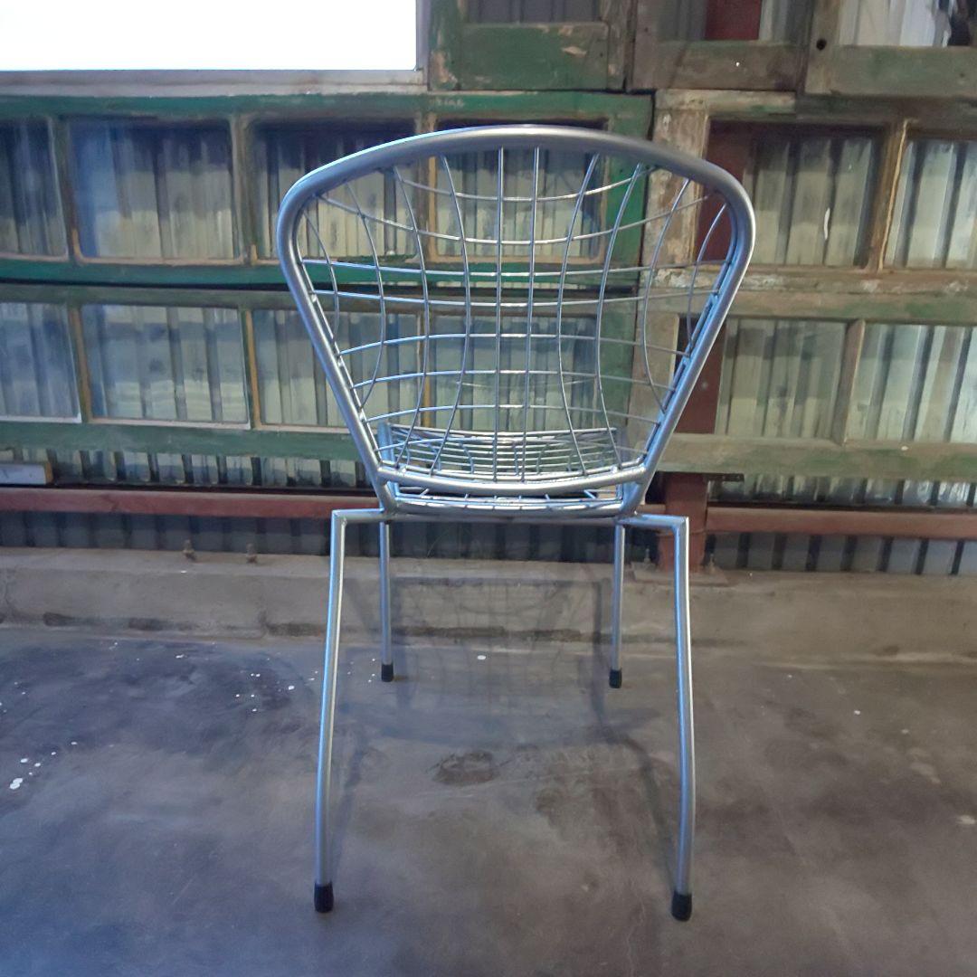 ワイヤーチェア デザイナーズ サイドチェア ガーデンチェア 2脚セット