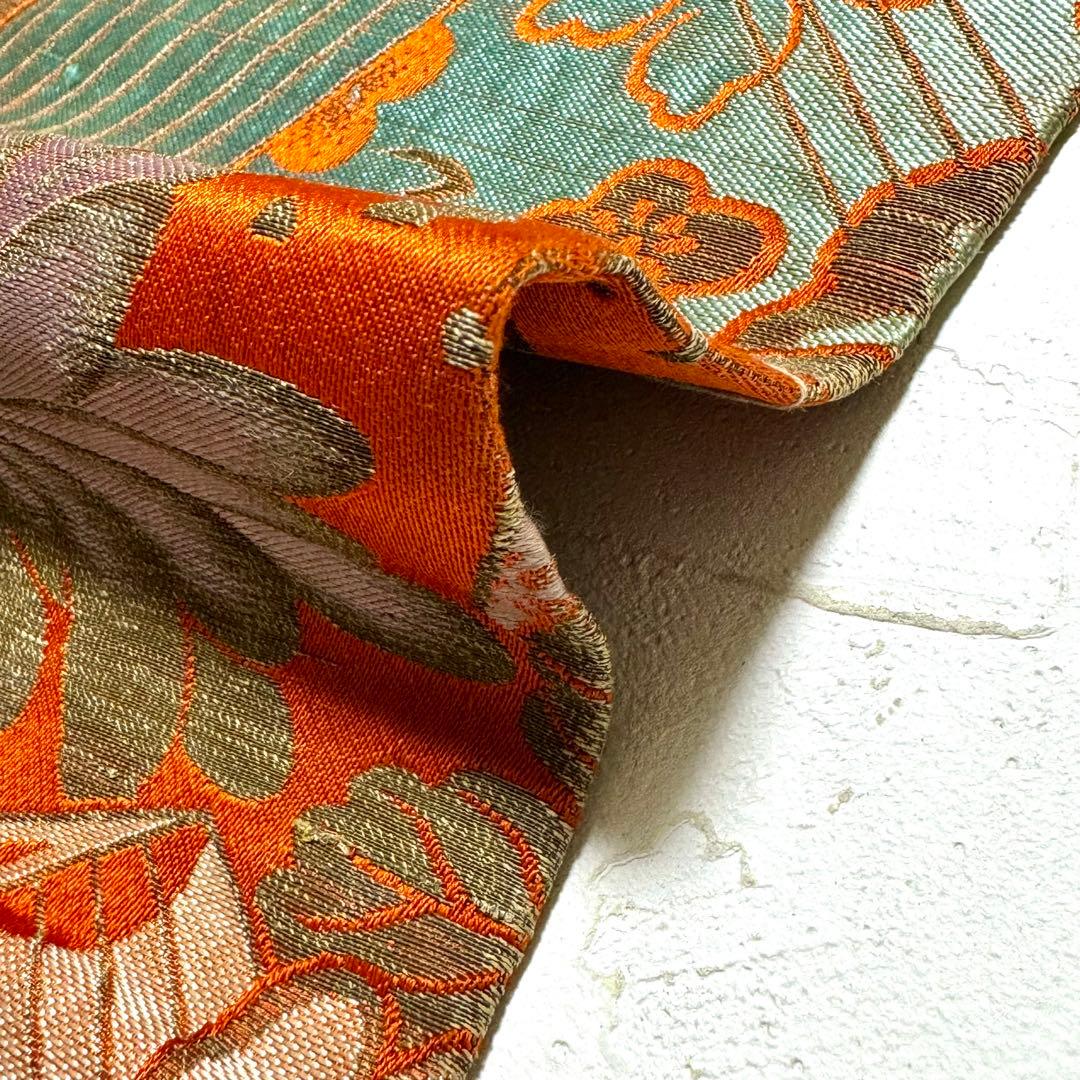 アンティーク帯 子供用帯 七五三 乱菊 三味線 グラデーション NO-1136