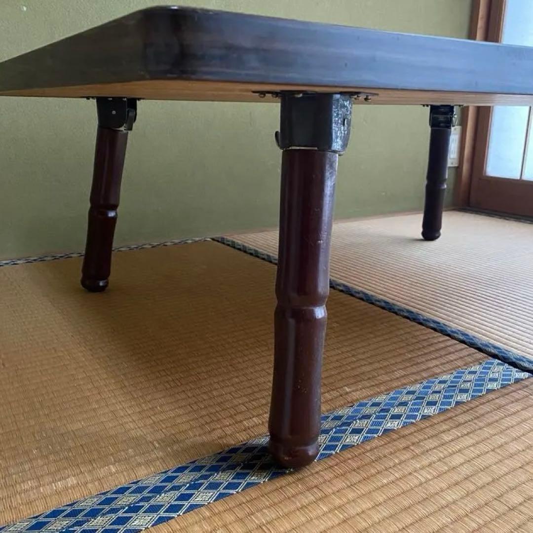 折りたたみ ちゃぶ台 長方形　座卓 昭和レトロ　古民家