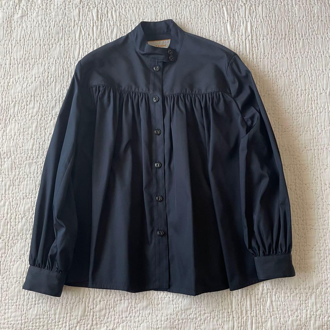 ZANINI コラボARTS&SCIENCE シルクギャザーシャツジャケット