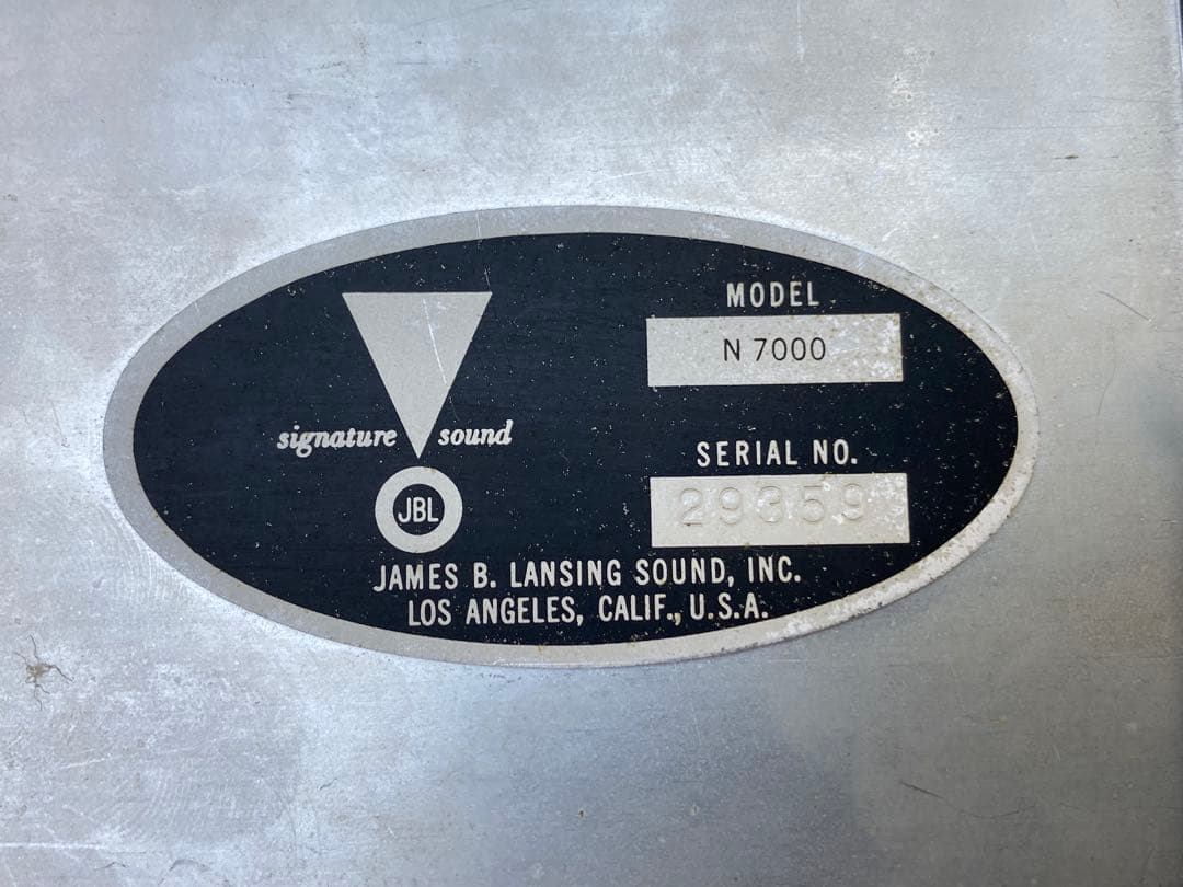 JBL N7000 オーバーホール済みネットワーク　スピーカーコントロールパネル