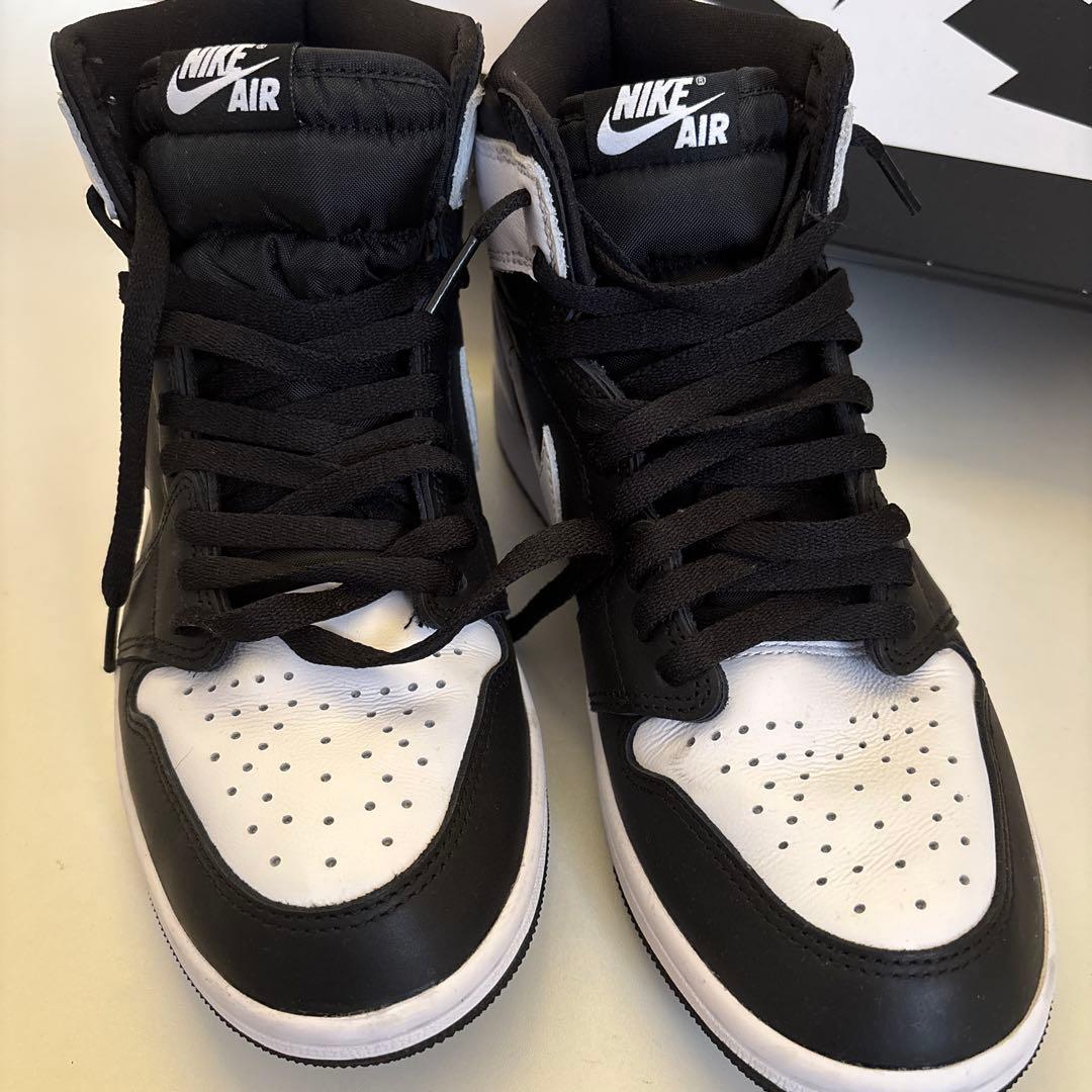 エアジョーダン1 HIGH OG BLACK and WHITE 26.5