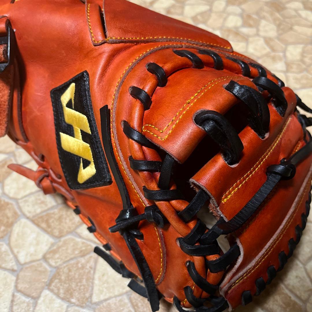 ハタケヤマ 軟式 野球 グローブ 大人用 キャッチャーミット 人気 117