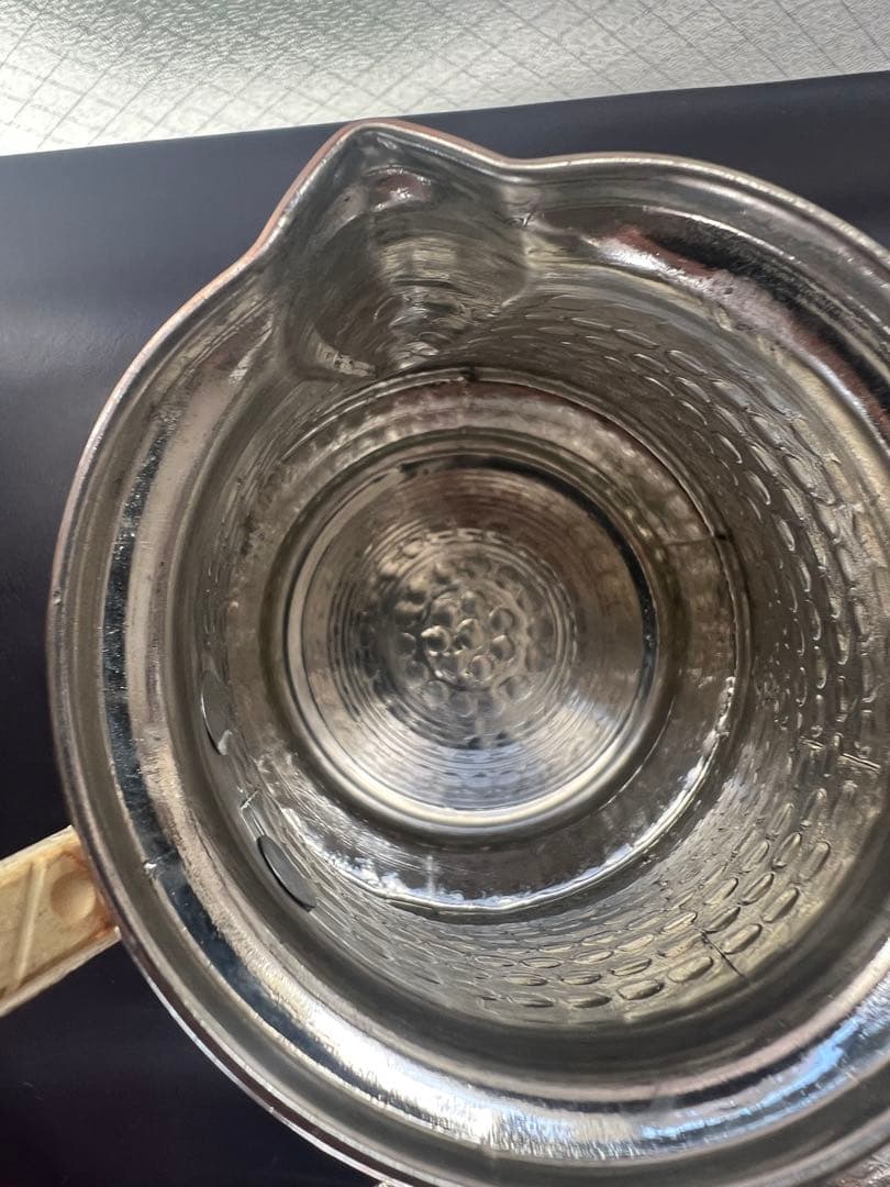 銅製ハンマード鍋セット 4点