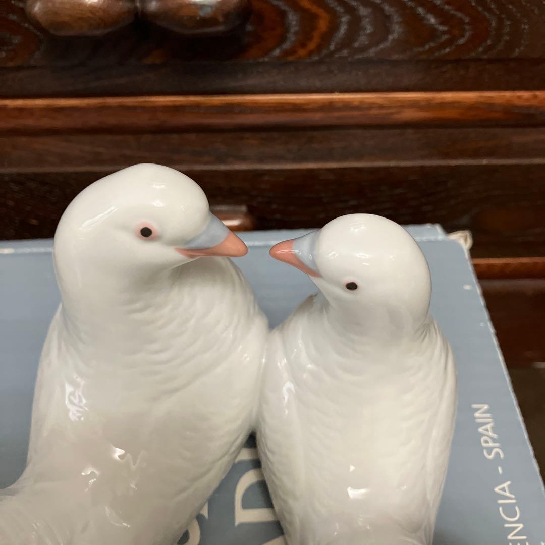 ⭐︎ リアドロ　置物　つがいの鳩　LL A D R O ⭐︎