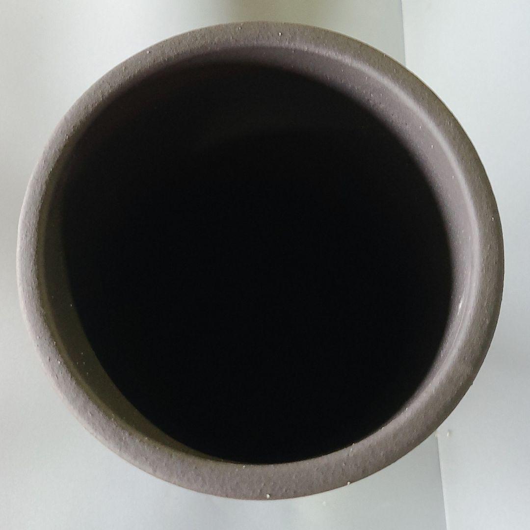 信楽焼スリム傘立て 線彫 高さ５７cm