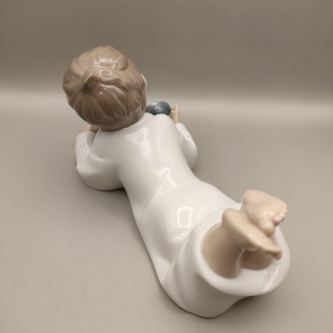 ✦美品✦ リヤドロ NAO　一緒にお勉強　1285　男の子　犬