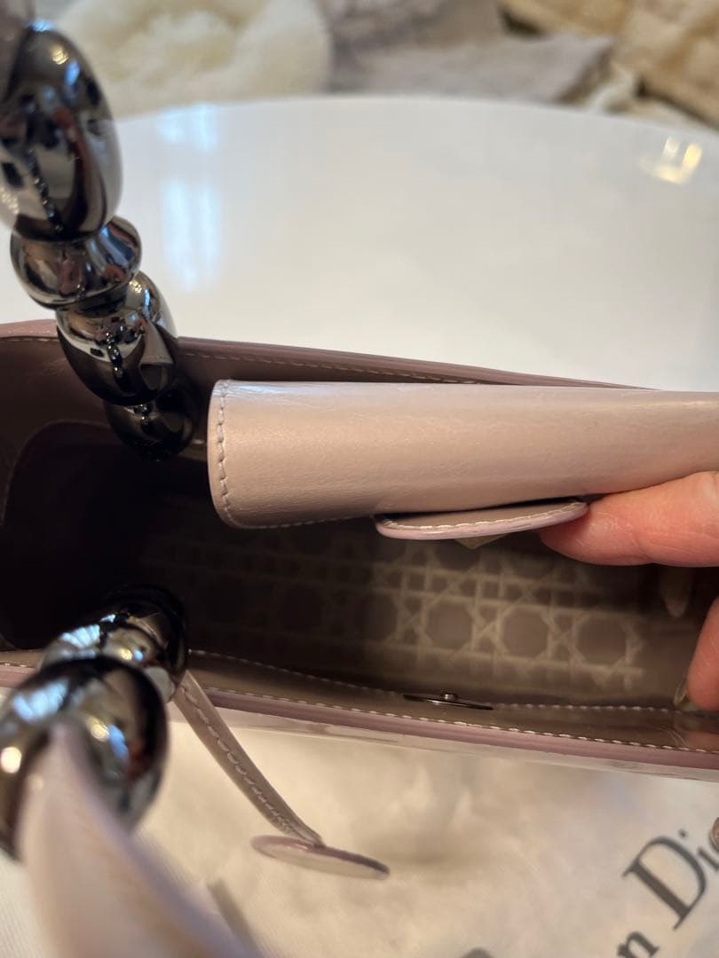 Christian Dior ハンドバッグ ピンクベージュ