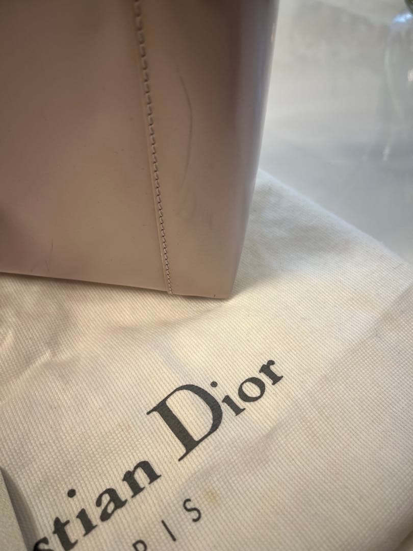 Christian Dior ハンドバッグ ピンクベージュ
