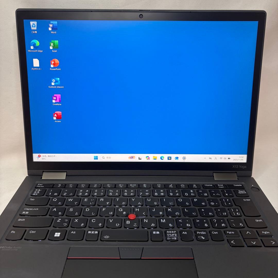 美品 ThinkPad X13 Yoga Gen3 第12世代 i7 WUXGA