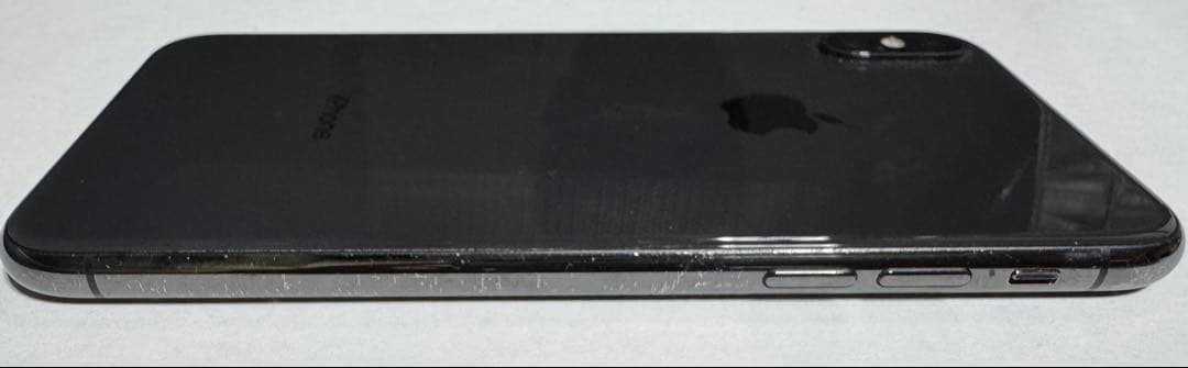 【バッテリー新品】Apple iPhone X スペースグレー 本体 256GB