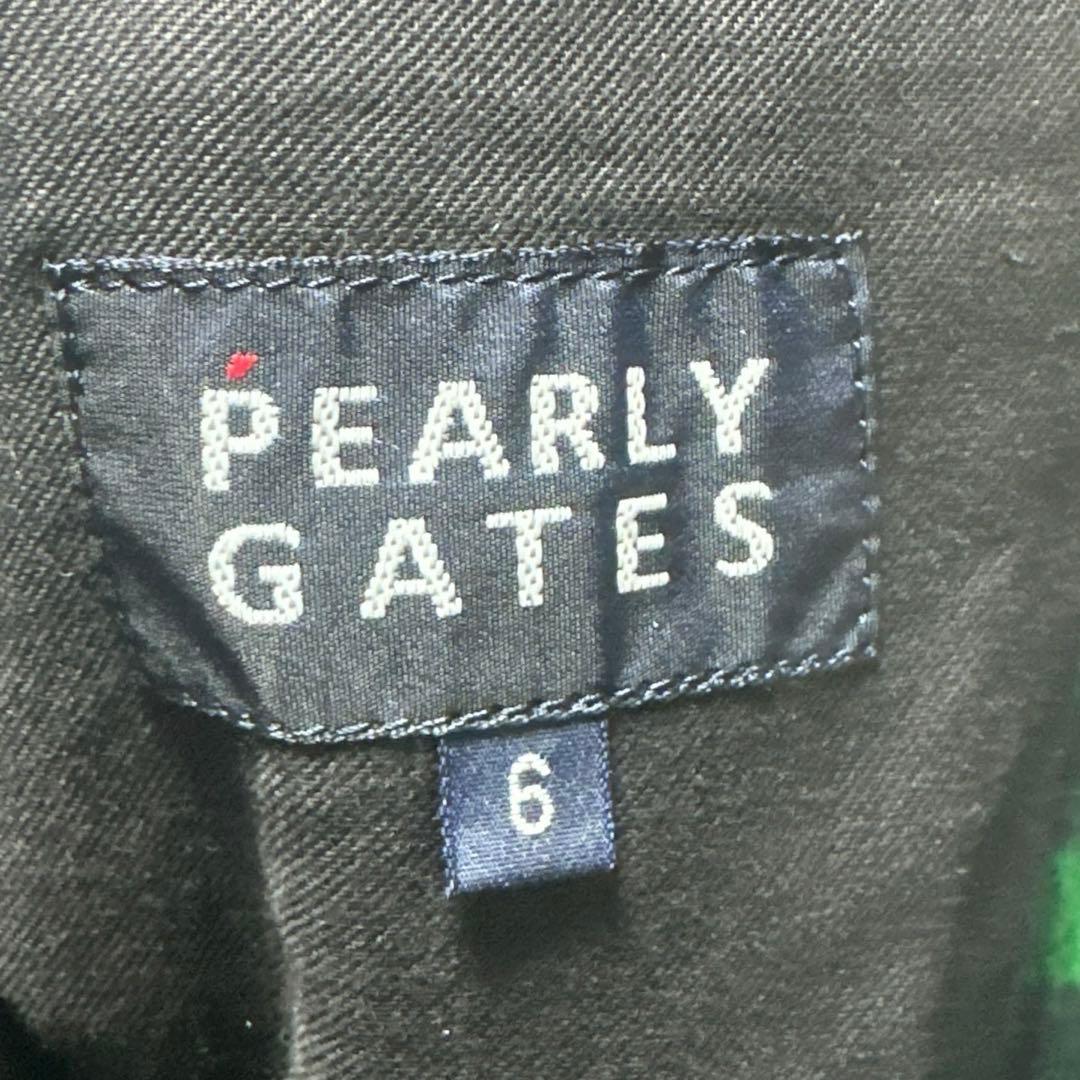 新品未使用✨PEARLY GATES 6 ゴルフパンツ 総柄 チェック 緑 黒