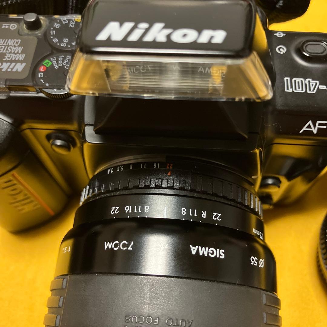 ニコン AFf401+SIGMA AFレンズ2本セット販売