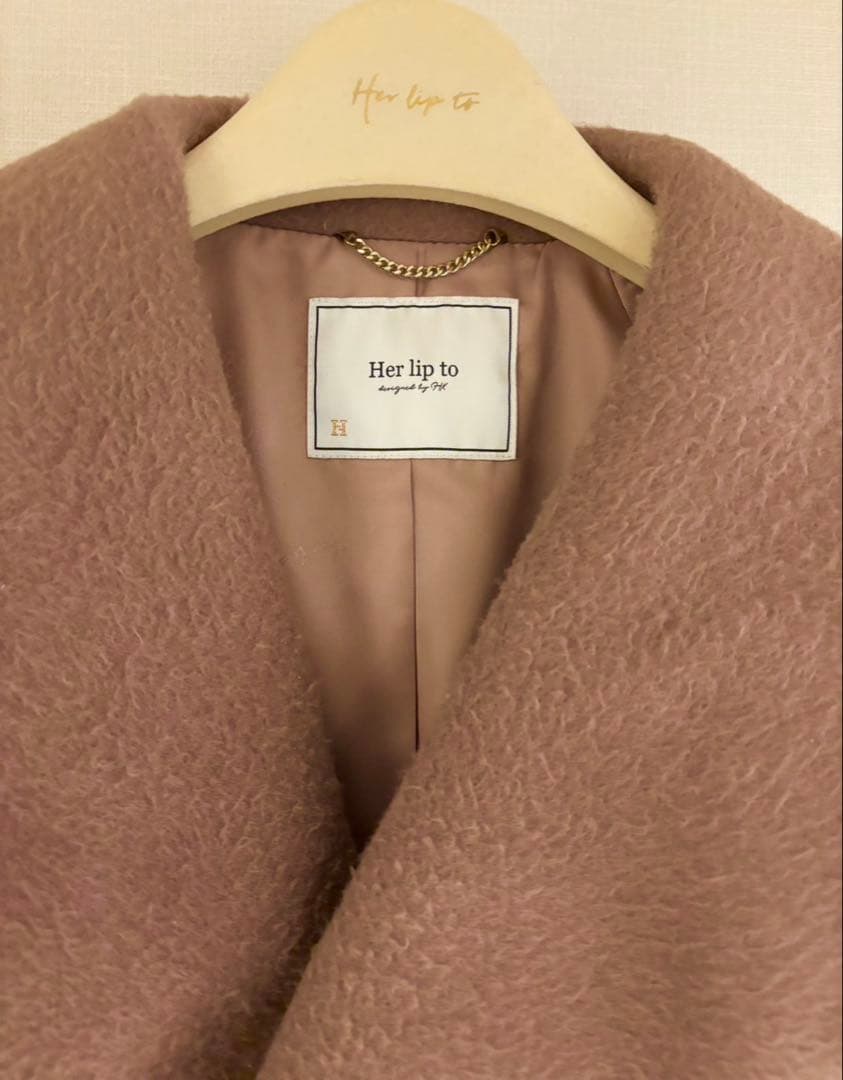 herlipto ♡ Double Breasted Shaggy Coat