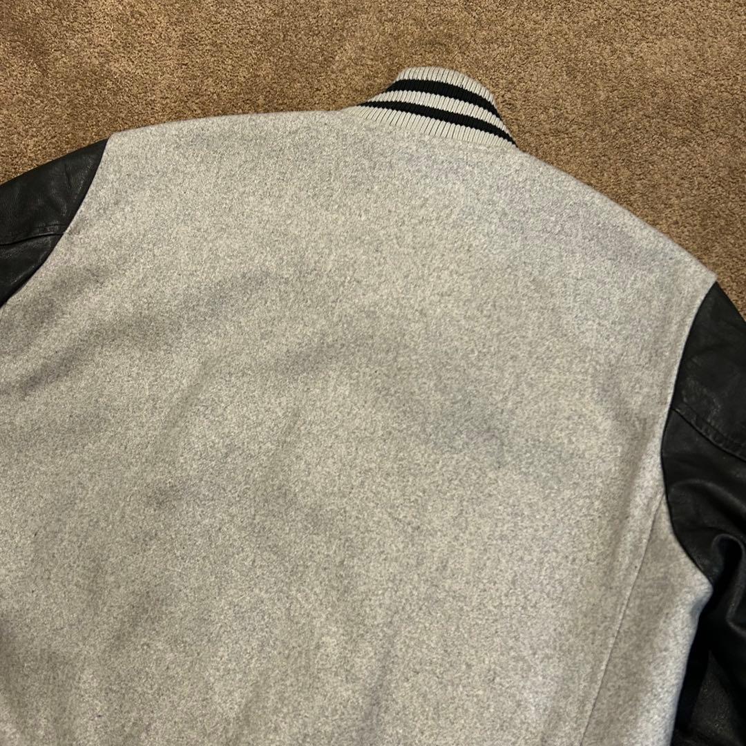 最終価格　ニューエラ スタジャン　Lサイズ　グレー/ブラック　山羊革　ゴート
