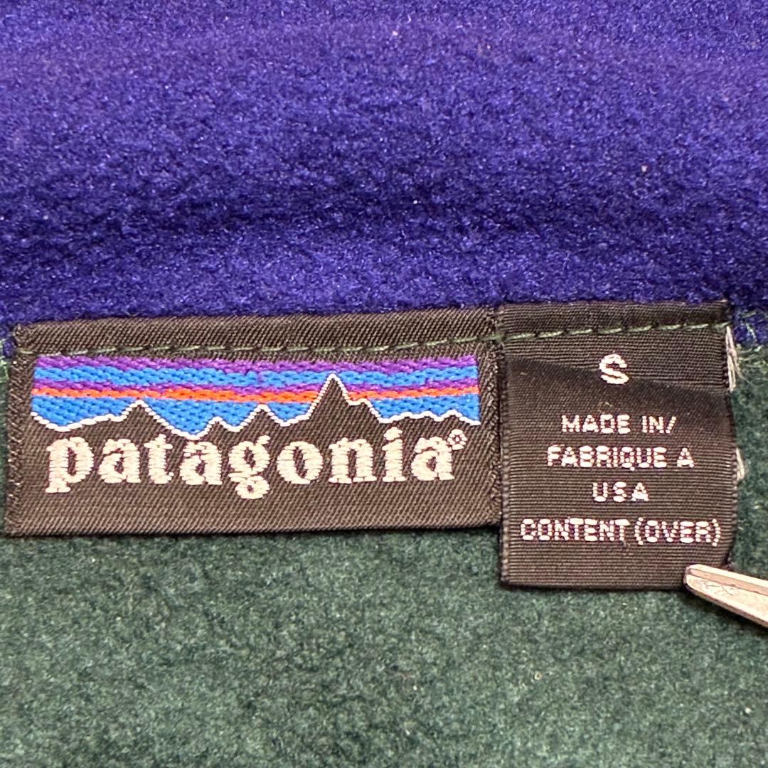 USA製 パタゴニア シンチラ フリースベスト 90s ヴィンテージ グリーン