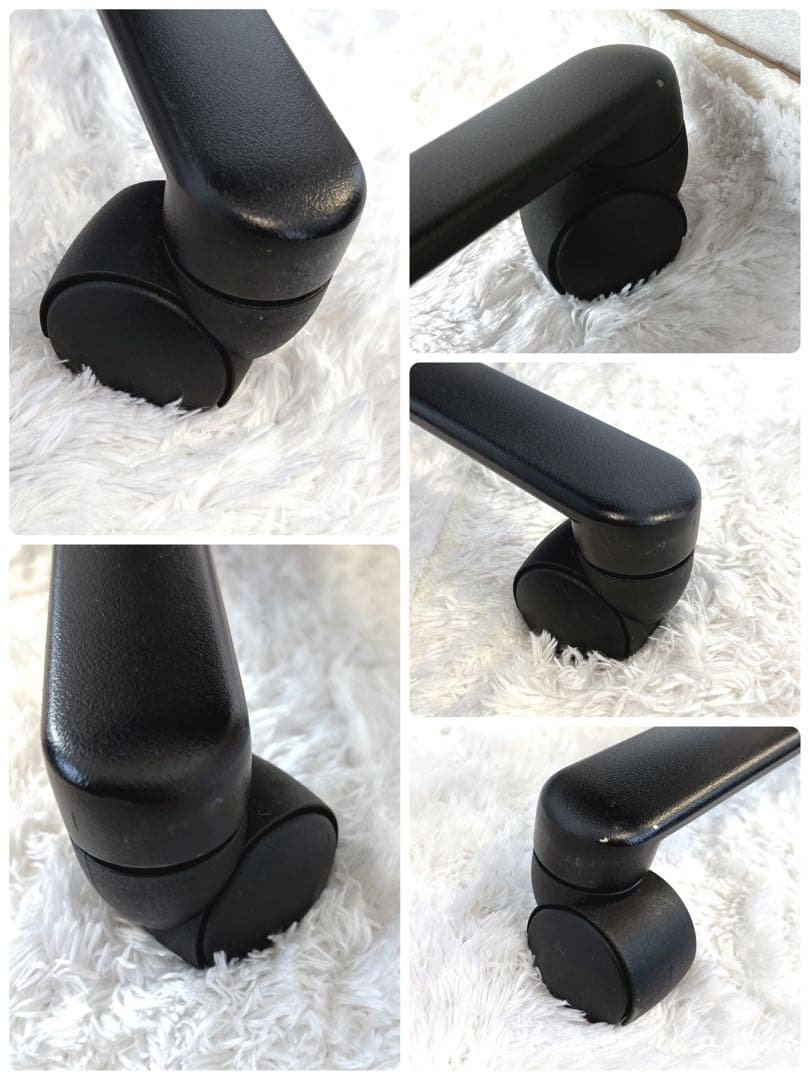 【希少】HAG バランスチェア ガス圧昇降機能 キャスター付 黒