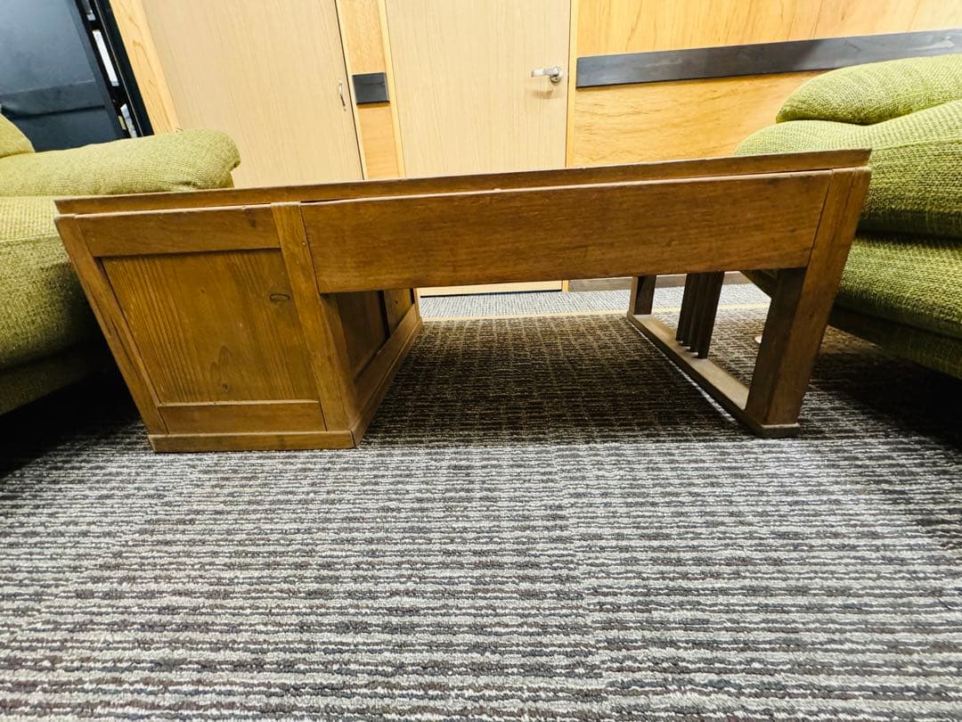 昭和レトロ！希少品！ちゃぶ台　座卓　テーブル　机　引き出し　民藝家具　書斎机 和