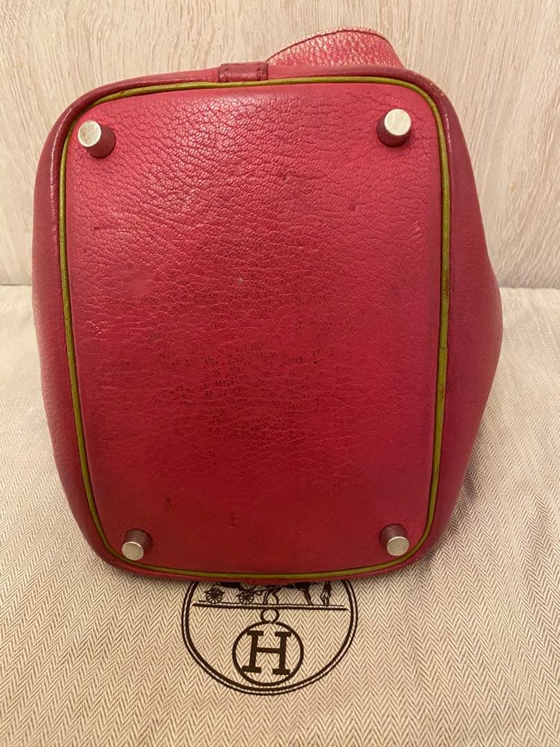 エルメスピコタン ローズショッキング×アニスグリーン