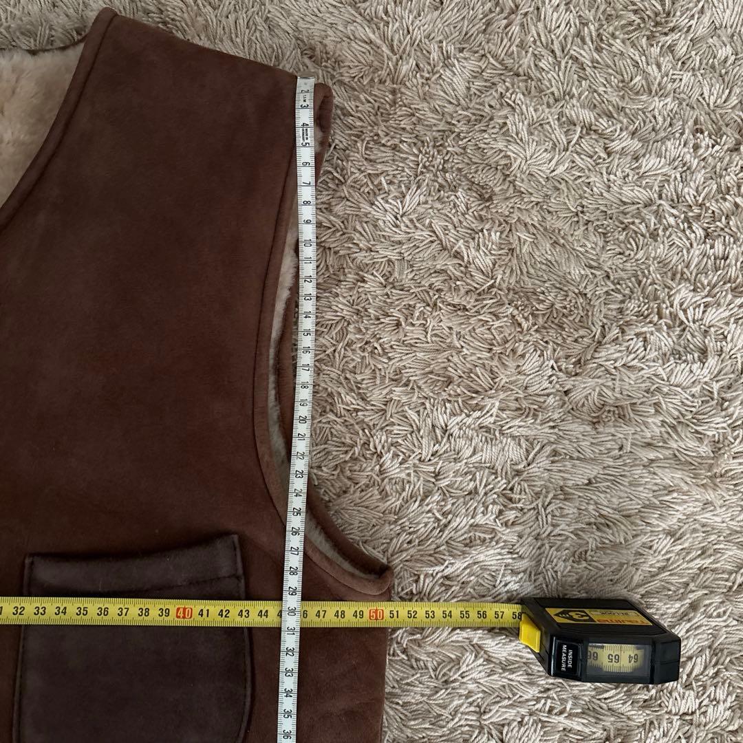 マウンテンリサーチShearing Vest” ムートンベスト　羊皮M