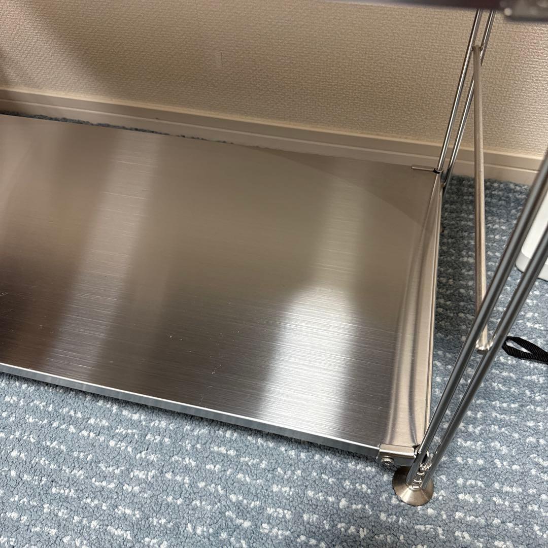 無印良品　ステンレスユニットシェルフ　中