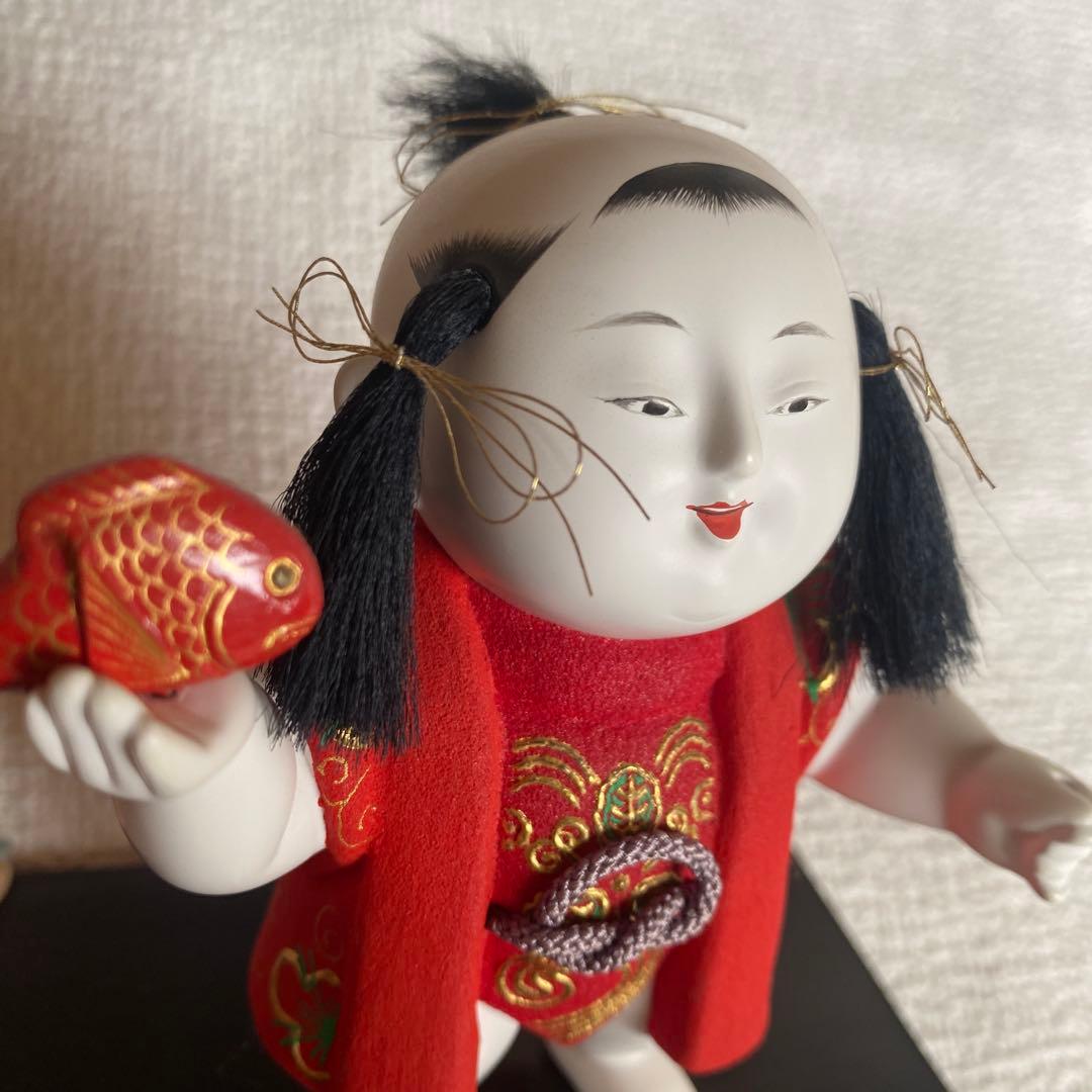 希少✨中村信喬　恵比寿　御所人形　丸平大木人形店購入　縁起物　置物