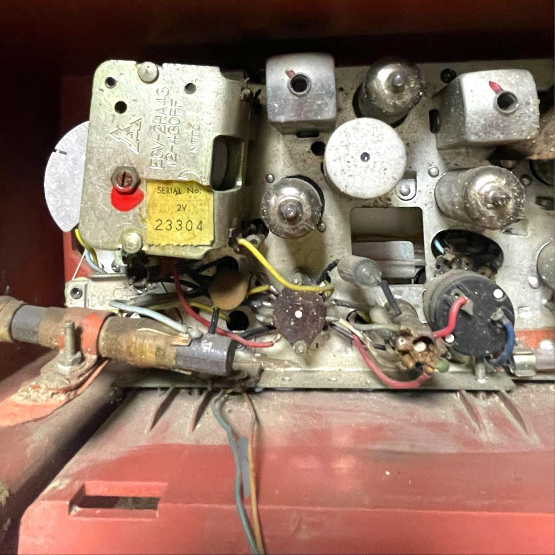 昭和レトロ　1963年　ナショナル パナソニック RE-250 真空管ラジオ