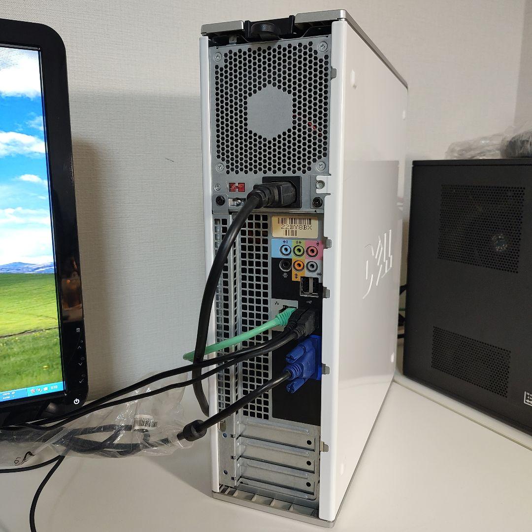 【美品】DELL DIMENSION 521据置型PC+24インチモニターセット