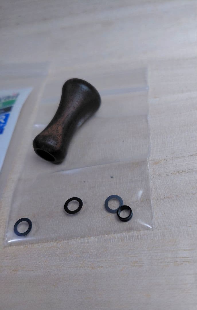 アベイル ウッドノブ2 レギュラー 縞黒檀 2個セット
