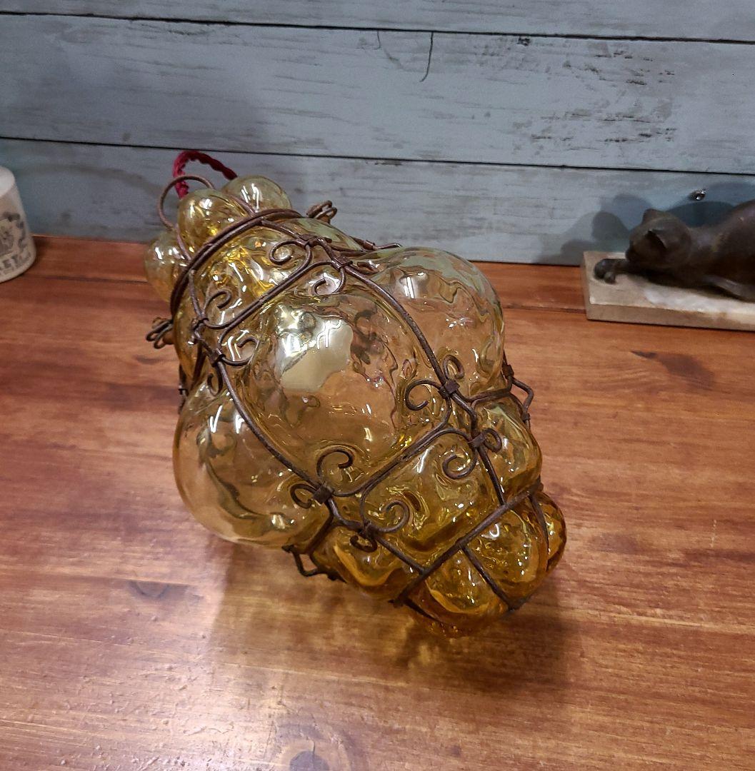 イタリア アンティーク ムラーノガラス ペンダントライト ランプ 天井照明