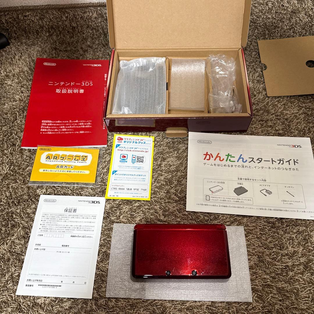 ゆ*ん様 Nintendo 3DS レッド カセット付き まとめ売り