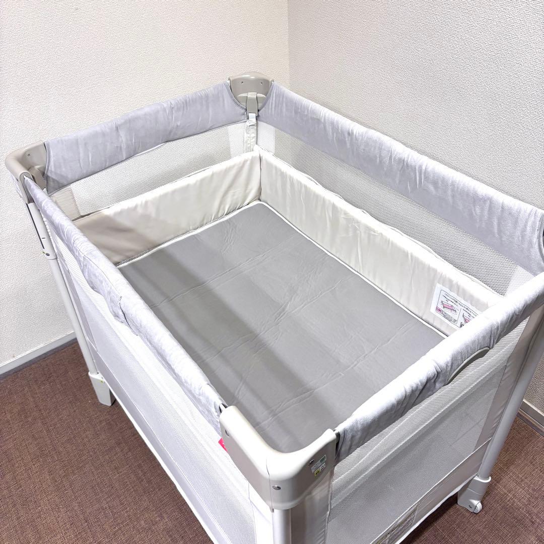 美品⭐️Aprica アップリカ ココネルエアープラス AB ホワイト ベージュ