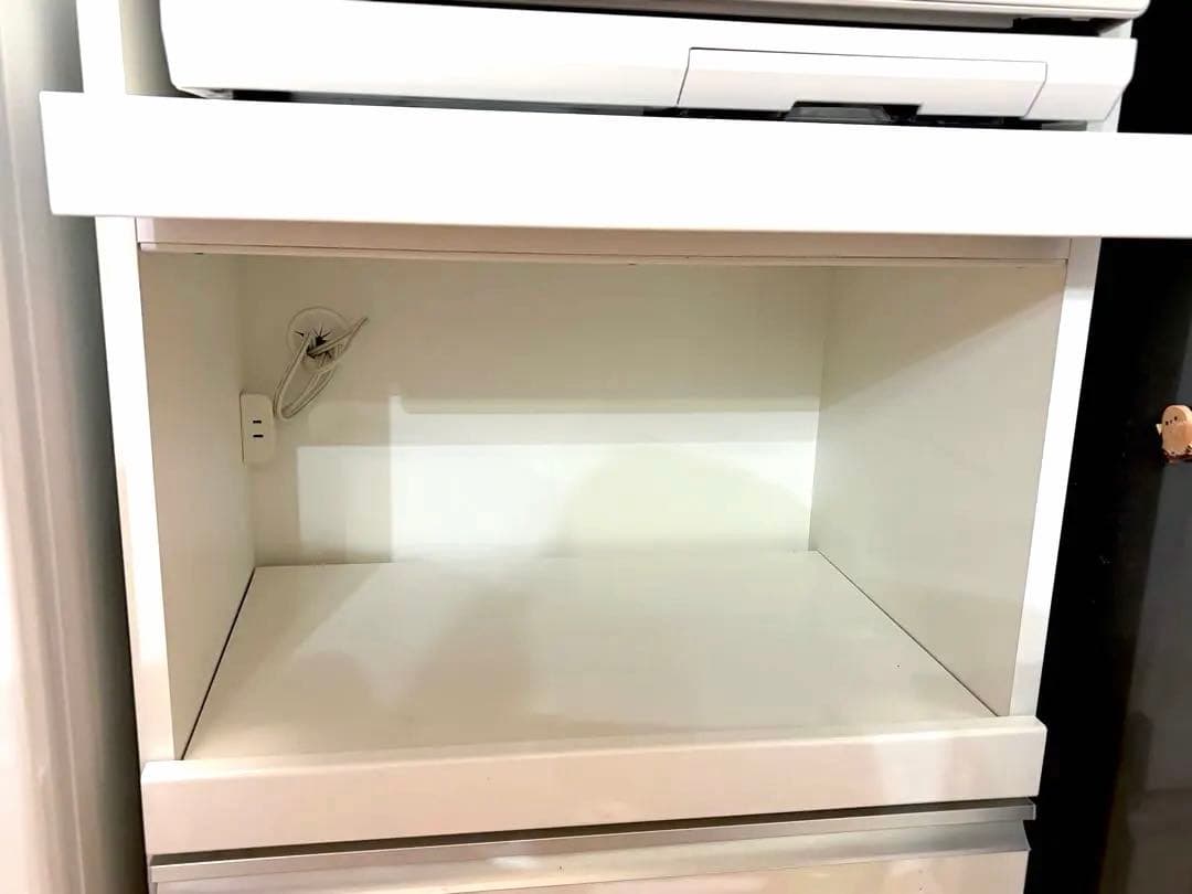 【松田家具・送料込】国産レンジ台・食器棚　幅59cm