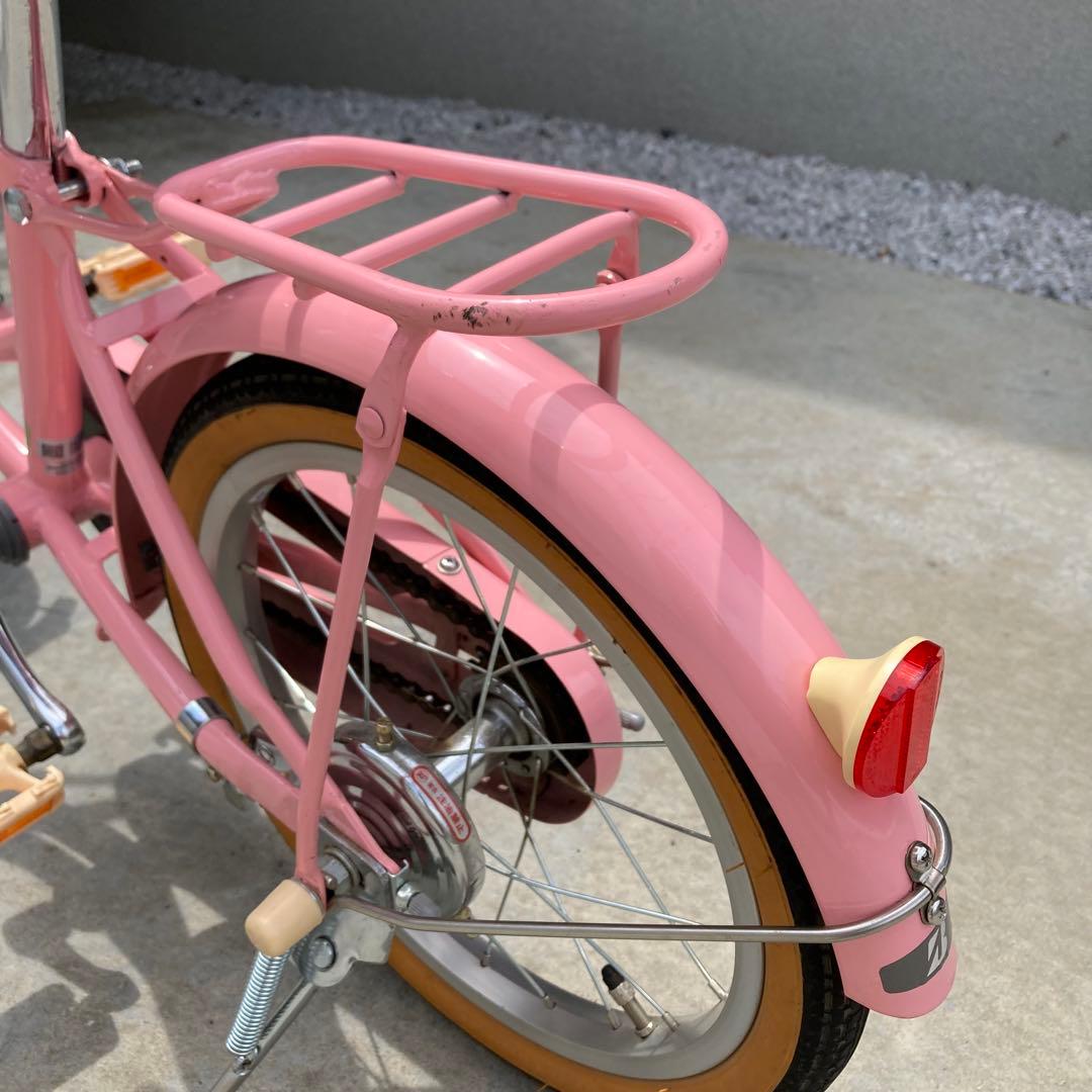 【引取限定】16インチ　キッズ自転車　ブリヂストン　ピンク　HACCHI ハッチ