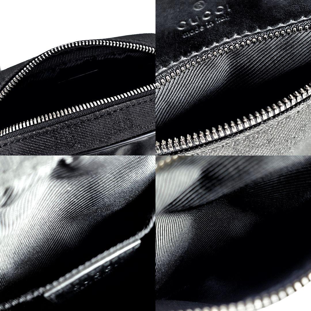 美品 グッチ GUCCI GG キャンバス レザー ショルダーバッグ