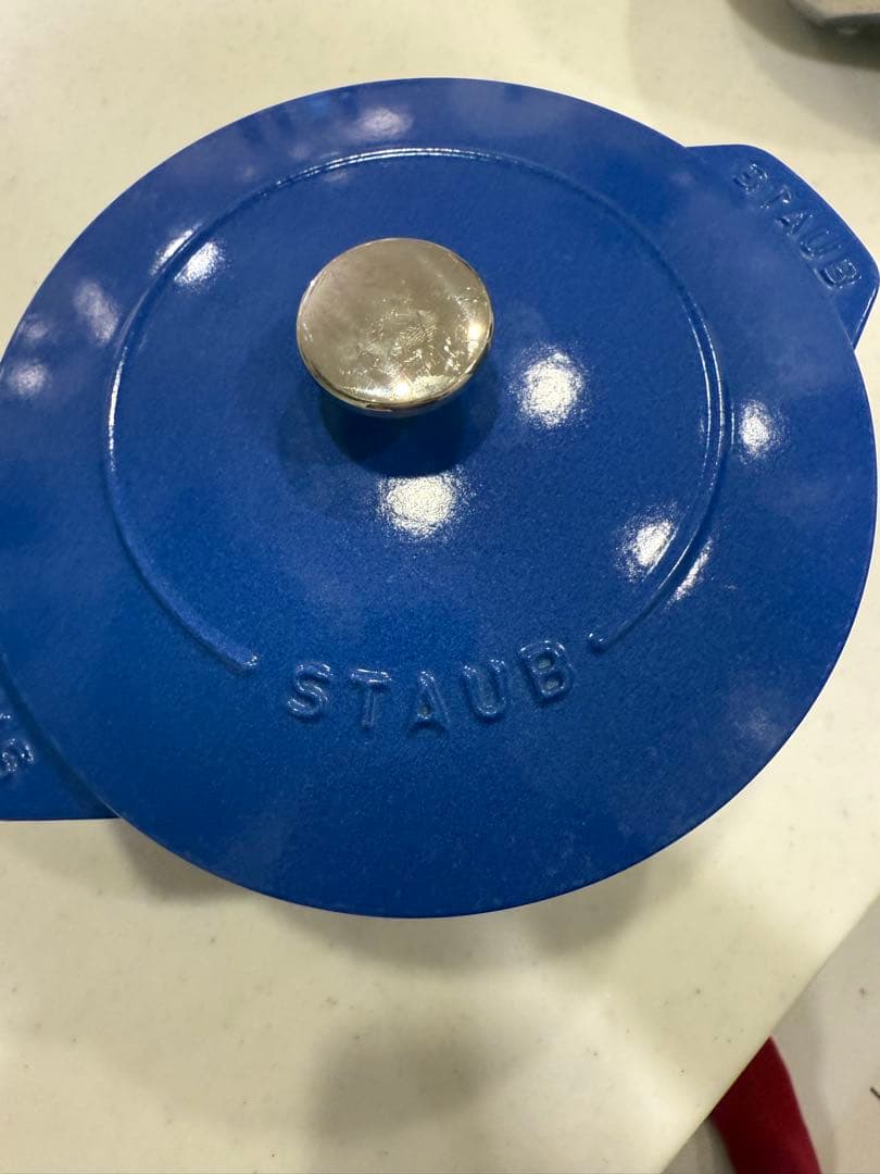 ストウブ ラ・ココット de GOHAN 20cm ブルー