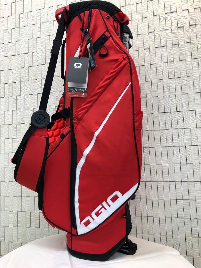 【callaway】Ogio ゴルフキャディバッグ 赤 新品タグ付き